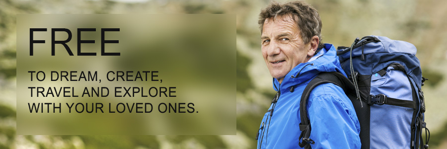 free to dream, create, travel and explore with your loved ones